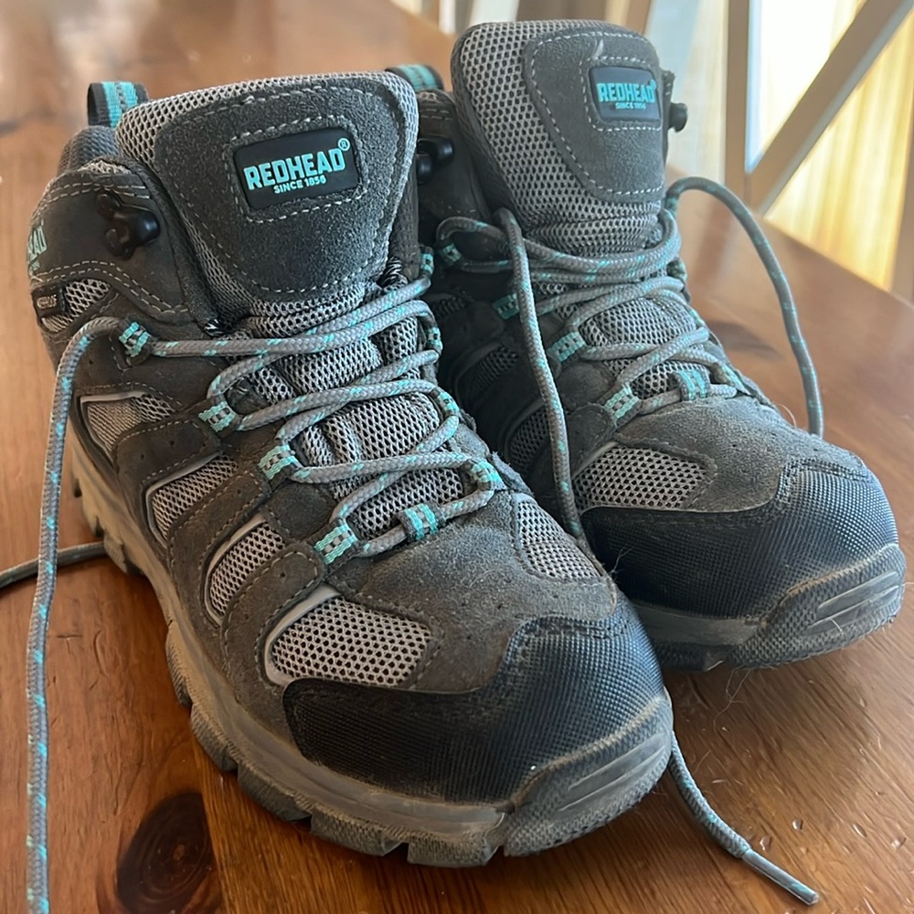 Gently used youth hiking boots - worn for 1 week and outgrown.